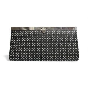 Maurice’s Elegant Black and Silver Clutch